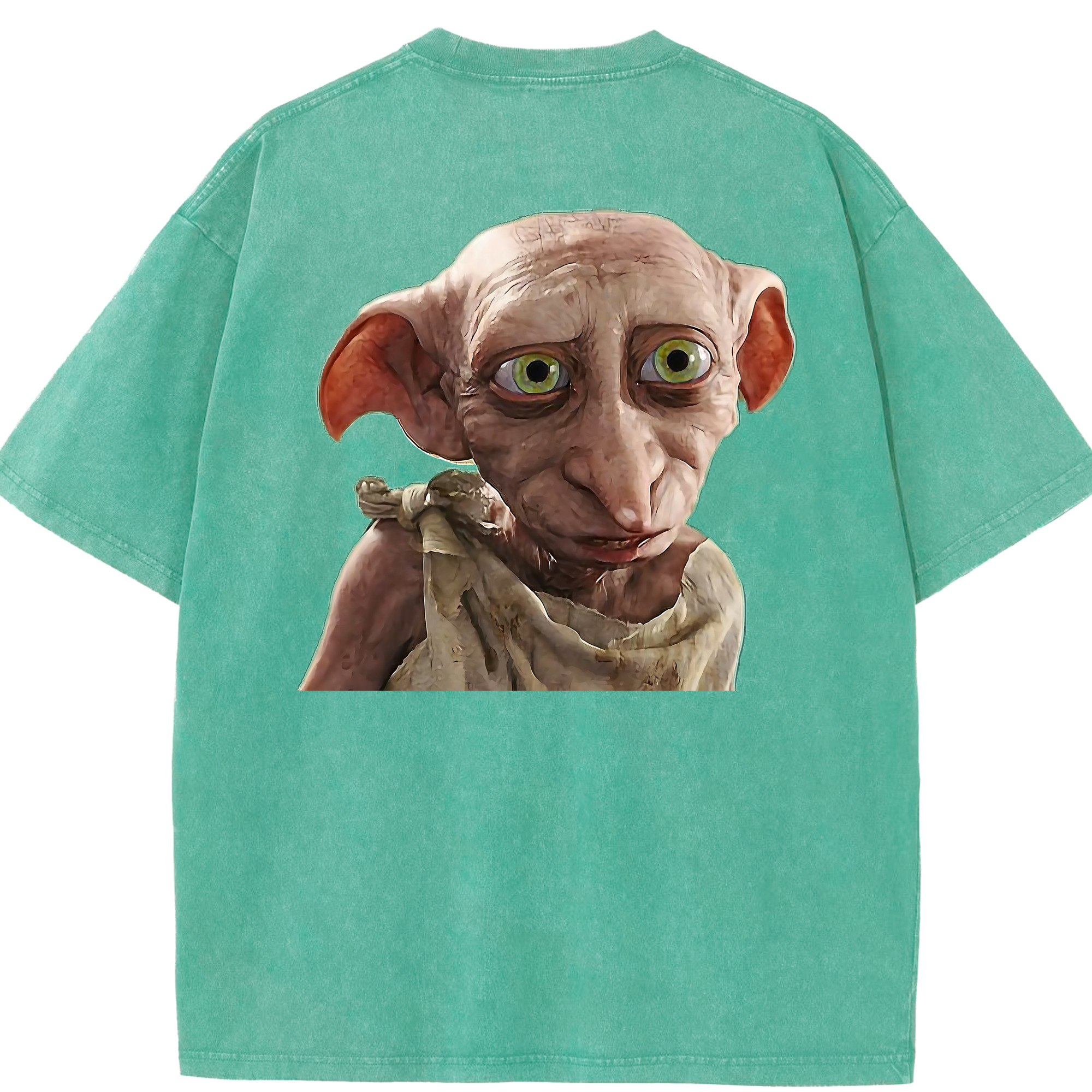 （画像用） Harry Potter ハリー・ポッターシリーズ 綿100% ヴィンテージ風 半袖Tシャツ（背面プリント）